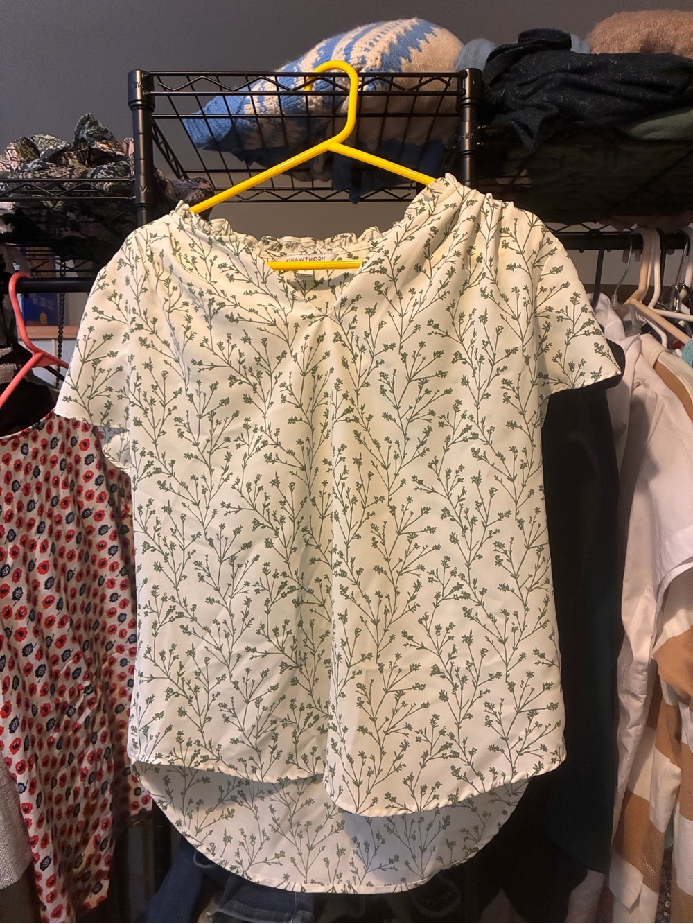 Hawthorn Green Floral Lightweight top